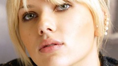 Eyes woman lips Scarlett Johansson faces Actress blondes