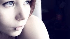 Eyes woman lonely faces