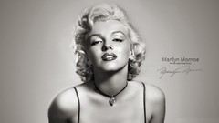 Eyes woman Marilyn Monroe faces monochrome models portraits