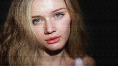 Eyes woman models Mike Dowson