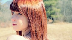 Eyes woman models redheads