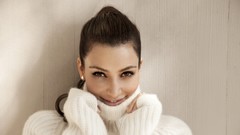 Eyes woman models turtleneck kim kardashian sweaters