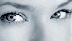 Eyes woman monochrome