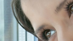 Eyes woman panorama faces brown eyes