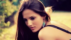 Eyes woman reflections sunlight smiley face