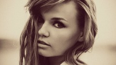 Eyes woman reflections sunlight smiley face