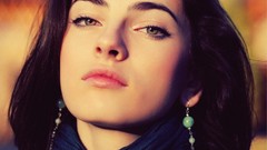 Eyes woman reflections sunlight smiley face