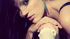 Eyes woman reflections sunlight smiley face