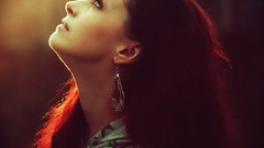 Eyes woman reflections sunlight smiley face