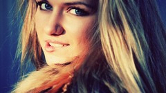 Eyes woman reflections sunlight smiling