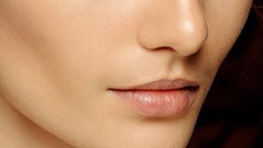 Eyes woman retro lips faces models eyeliner