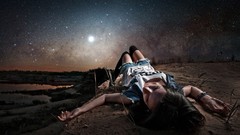 Eyes woman rocks brunettes models Russians Lena Kiera