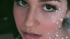 Eyes woman shine crazy diamond brunettes models