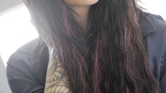 Eyes woman tattoos brunettes models