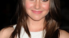 Eyes woman TV shows Actress engagement brunettes community five 