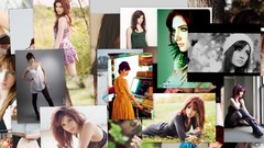 Eyes woman widescreen faces fashion smiling brunettes susan 