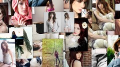 Eyes woman widescreen faces fashion smiling brunettes susan 