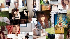 Eyes woman widescreen faces fashion smiling brunettes susan 