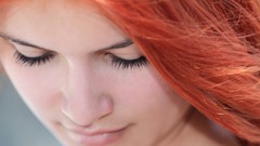 Eyes woman widescreen faces smiling long hair brown eyes 