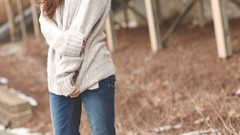 Eyes woman wool jeans brunettes models emily rudd