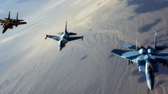 F-15 eagle f-16 fighting