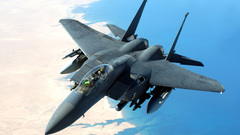 F-15 eagle fighter jets