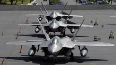 F-22 Raptor planes