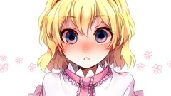 Faces blondes anime girls blue eyes short hair touhou alice 