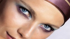 Faces blue eyes woman