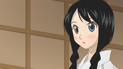 Faces blush long hair anime girls blue eyes brown eyes indoors 