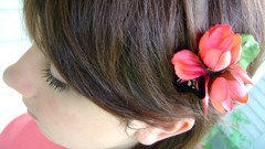 Faces brunettes flower in hair Boxxy Catie Wayne