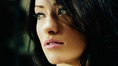 Faces brunettes woman close-up