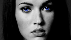 Faces brunettes woman Megan