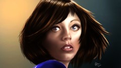 Faces elizabeth artwork bioshock infinite video games Elizabeth 