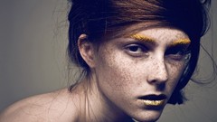 Faces freckles fashion photography