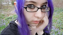 Faces girls with glasses self shot