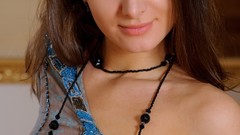 Faces gray eyes brunettes models Zhanet A