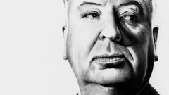 Faces illustrations artwork Alfred Hitchcock