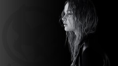 Faces jennifer lawrence the hunger games katniss everdeen wet 