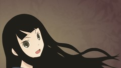 Faces long hair anime girls green eyes sayonara zetsubou sensei 