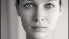 Faces monochrome grayscale