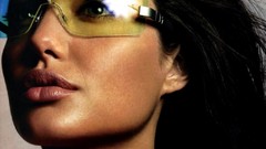 Faces woman Angelina Jolie