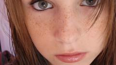 Faces woman redheads freckles