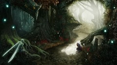 Fairies Cover drawings forests fantasy art
