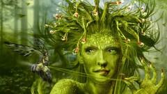 Fairies snakes medusa artwork fantasy art