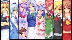 Fairies Vampires maids witches remilia scarlet hakurei reimu 