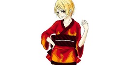 Fairy tail Simple Background Japanese clothes
