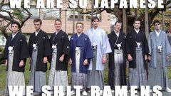 Fake funny kimono Japanese