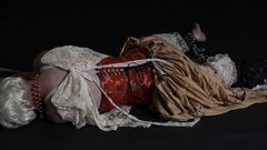 Fallen angel woman cosplay