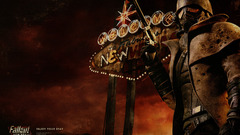 fallout new vegas video games gun apocalyptic helmet digital art